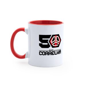 ADC Correlhã | Caneca Cerâmica Branca 50 Anos