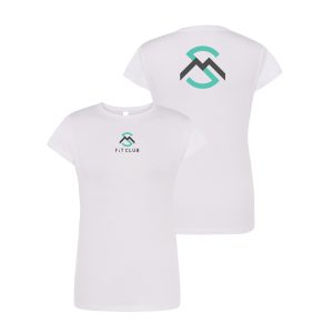 MS Fit Club | T-shirt Feminina Logo Frente e Costas